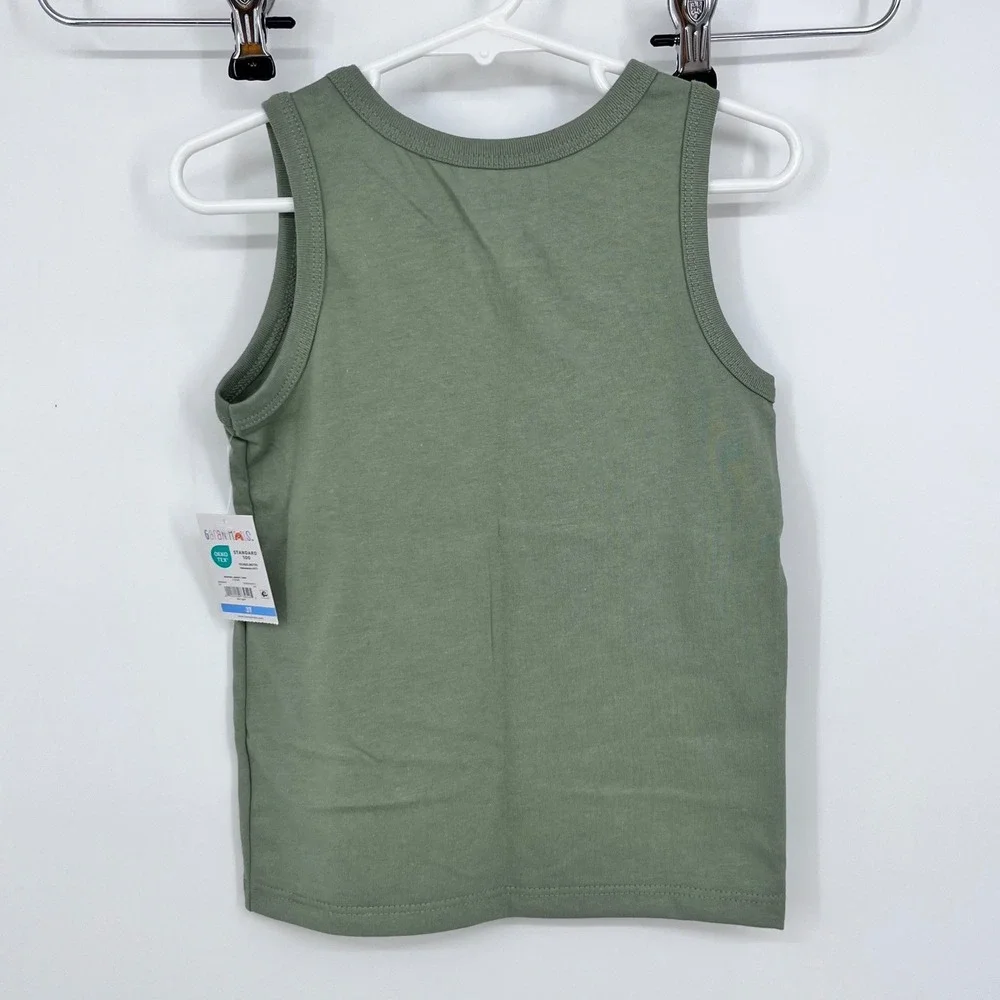 Garanimals Tank and Shorts Set Boys 3T Green Tan Wild Child Alligator NEW